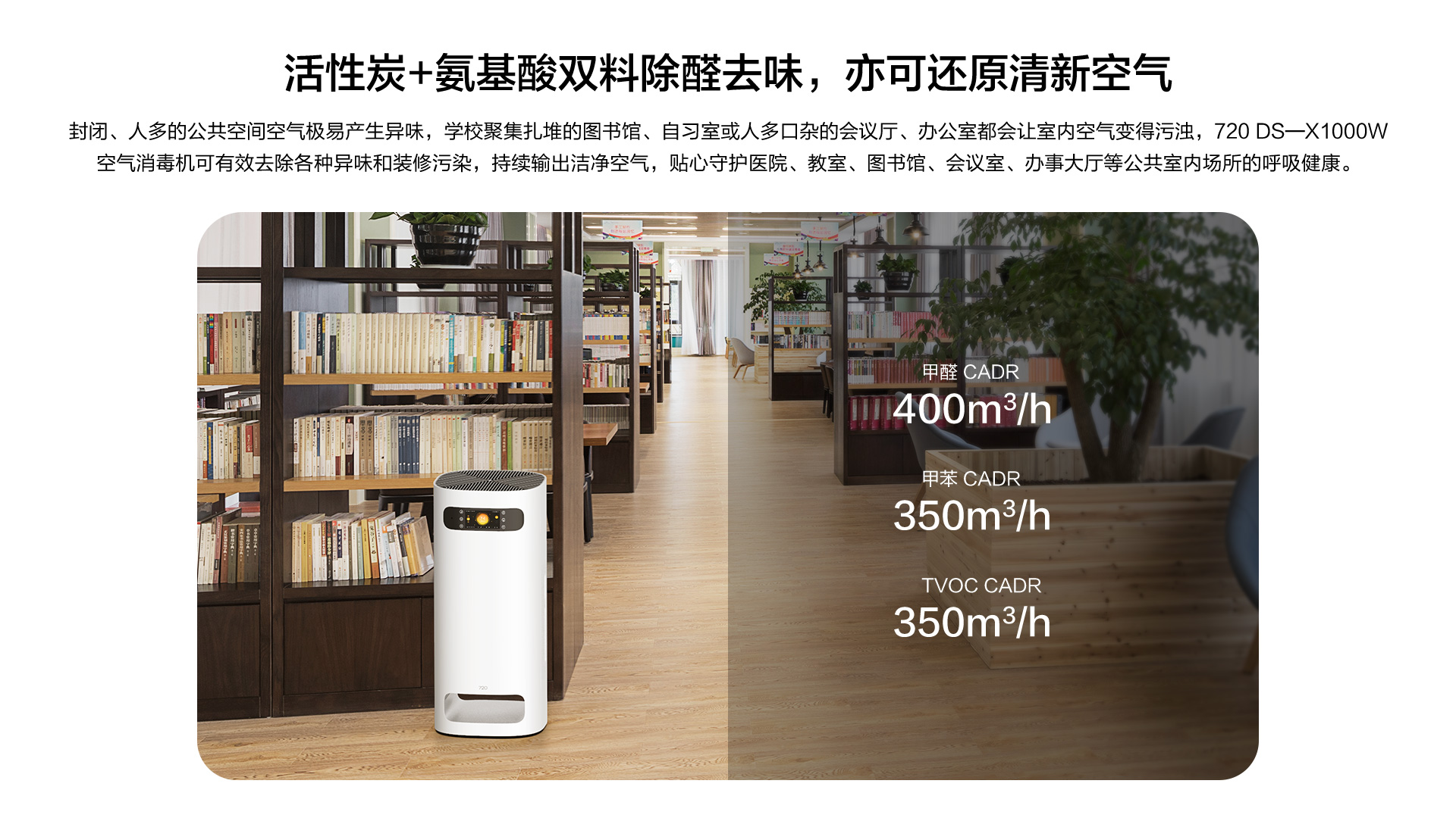 720 DS—X1000W 空气消毒机
